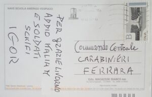 Igor il russo, cartolina "beffa" ai carabinieri da Livorno: "Addio Italia"
