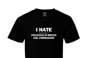 Focaccia di Recco, Amazon dedica t-shirt alla specialità italiana