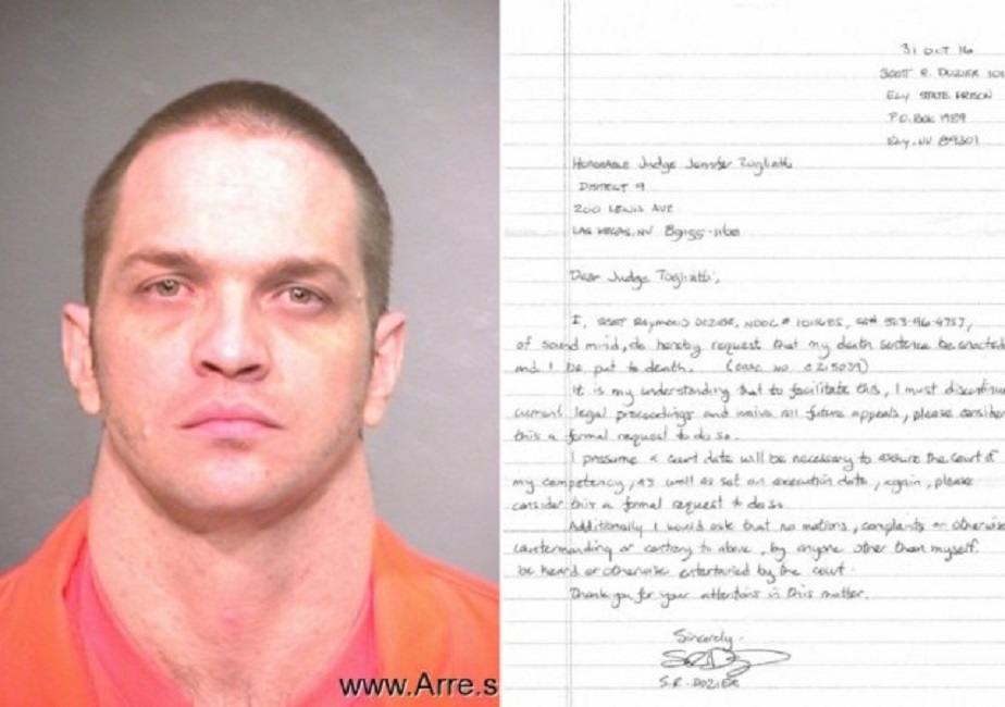 Nevada, scrive lettera in cui chiede di essere condannato a morte, giudice lo accontenta FOTO