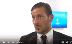 Francesco Totti: "Schick ha risposto. Non so cosa, era in inglese..."