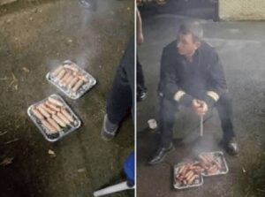 Vigili del fuoco britannici salvano maialini poi...se li mangiano al barbecue. Ma...