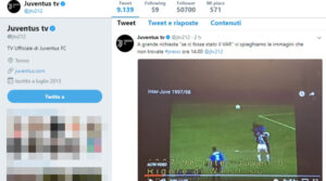 Juventus, tweet contro Moratti: "Ronaldo-Iuliano? Se ci fosse stato il Var, all'andata..."
