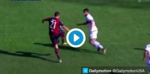 Andrey Galabinov video gol Cagliari-Genoa: gelata la Sardegna Arena