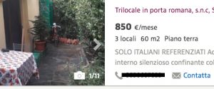Firenze-affittasi-solo-italiani