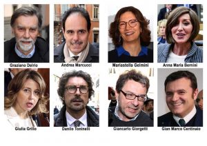Capigruppo Camera e Senato: Gelmini e Bernini per FI, Delrio e Marcucci per Pd. M5S conferma