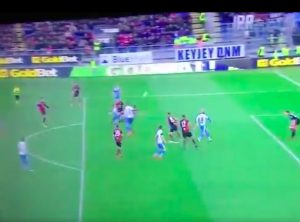 Ciro Immobile, video gol Cagliari-Lazio 2-2: con il tacco al 95'