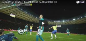 YOUTUBE Germania-Brasile 0-1, Gabriel Jesus gol: piccola rivincita per i verdeoro