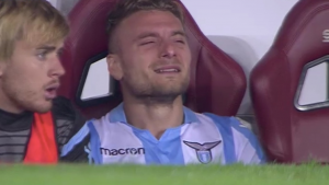 Ciro Immobile in lacrime, infortunio durante Torino-Lazio: stagione finita?