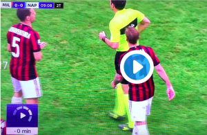 Milan-Napoli, video: Mauro Suma prende in giro Buffon "Arbitro un po' di sensibilità"