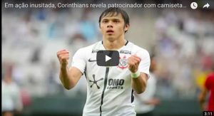 YOUTUBE Corinthians, maglia con sponsor invisibile: appare solamente con il sudore