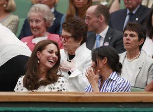 Meghan Markle e Kate Middleton insieme a Wimbledon FOTO