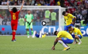 Neymar, video simulazioni in Brasile-Belgio: esce a testa bassa