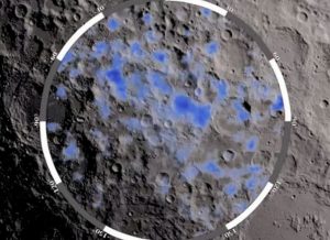 Luna, acqua ghiacciata nelle regioni polari: la scoperta