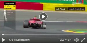 Formula 1 Belgio, Raikkonen out: ha forato la gomma della sua Ferrari