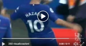 Chelsea-Cardiff 4-1 highlights, Hazard tripletta che vale il primato per Sarri