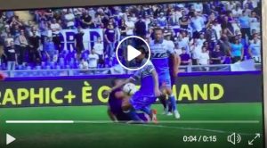 Lazio-Fiorentina, Acerbi su Simeone: per Orsato non è rigore VIDEO