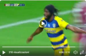 Torino-Parma 1-2 highlights, Gervinho-Inglese VIDEO GOL