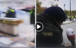 Gilet gialli a Parigi, giornalista SkyTg24 colpita in diretta da un proiettile di gomma VIDEO