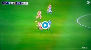 Insigne VIDEO gol in Napoli-Spal annullato per fuorigioco, decisione corretta del VAR