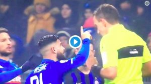 Inter-Napoli, VIDEO espulsione: Koulibaly applaude arbitro perché innervosito da buu razzisti