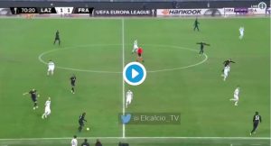 Lazio-Eintracht 1-2 highlights, pagelle, VIDEO GOL: Correa non basta