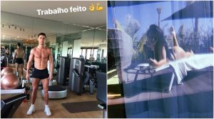 Cristiano Ronaldo e Georgina danno spettacolo su Instagram, due fisici scolpiti