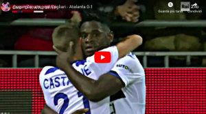 YouTube, Coppa Italia: Atalanta ai quarti, Cagliari ko. Sfiderà la Juventus