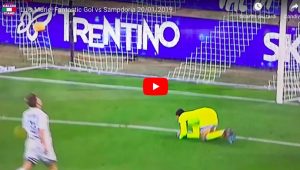 YouTube, Fiorentina-Sampdoria 3-3: Muriel video gol alla Ronaldo