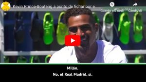 YouTube, Kevin Prince Boateng al Barcellona ma spunta video in cui disse di tifare Real...