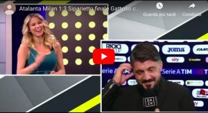 Dazn, Diletta Leotta: "Gattuso, io sono scaramantica e tu?". Il siparietto in streaming