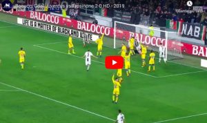 YouTube, Bonucci torna in gol in Juventus-Frosinone e mostra nuova esultanza