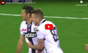 YouTube, Kucka video gol in Cagliari-Parma: siamo sullo 0-1