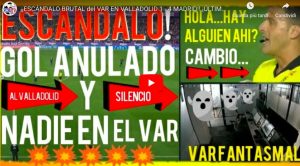 Valladolid-Real Madrid, arbitro attende ma la VAR room è vuota: chi ha annullato il gol?