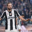 Gonzalo Higuain video gol Juventus-Napoli 2-1: non esulta