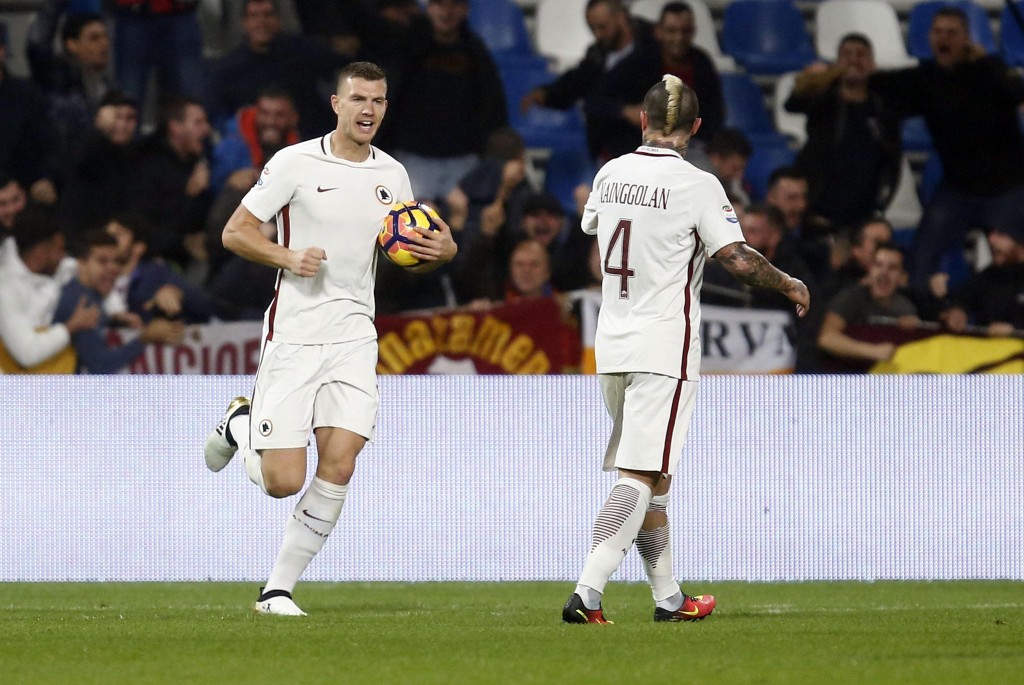 Sassuolo-Roma 1-3. Video gol highlights, foto e pagelle. Dzeko doppietta