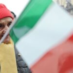 Festeggiati a Reggio Emilia i 227 anni del Tricolore. Lectio magistralis di Ezio Mauro. Foto Ansa