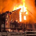 ayas in fiamme palazzina aosta