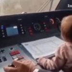 bimba in braccio ferrovie gargano