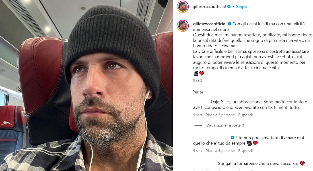 Giles Rocca foto Instagram