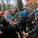 napoli manganellate rai gaza