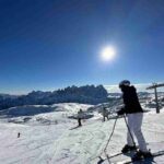 sciatore ubriaco multato