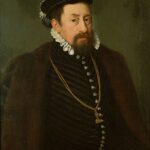 Parabola e Nicolas Neufchâtel, ritratto di Massimiliano II d'Asburgo, 1566 circa, Kunsthistorisches Museum.