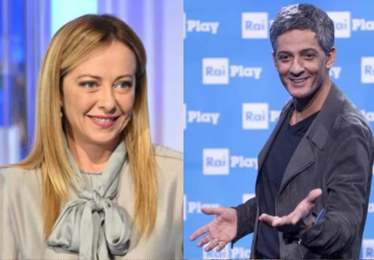 amadeus giorgia meloni fiorello