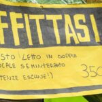 Cartello affittasi posto letto