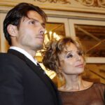 Piersilvio e Marina Berlusconi a una serata di gala, minacciati dalla privatizzazione della Rai