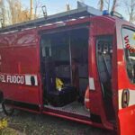 Un camion dei Vigili del Fuoco