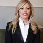 Un primo piano di Maria Rosaria Boccia