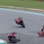 La caduta di Bagnaia in Malesia