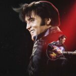 La locandina del documentario Return of the King, con Elvis Presley in evidenza