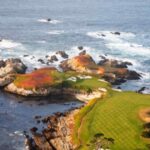 Panoramica dall'altro di un'isola